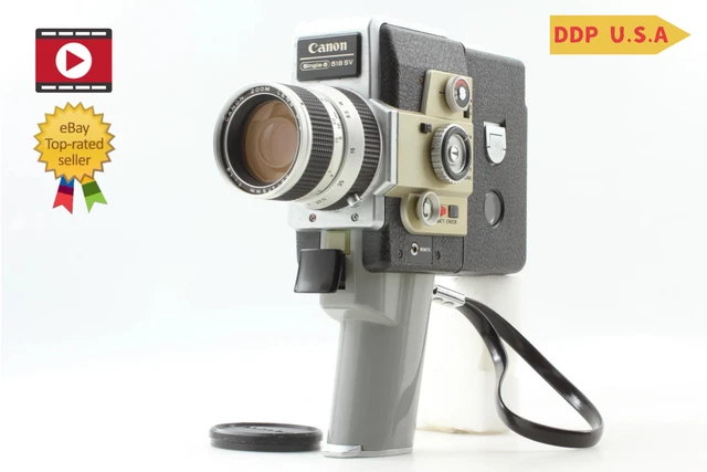 NEAR MINT ] Canon Single 8 518 SV 8mm Movie Film Camera From