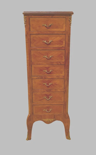 Banquette-lit De Repos En Bois Patiné Et Velours - Style Antique, XXe Siècle, Belle Taille