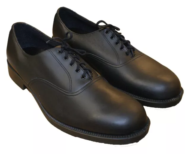 Army Shoe Genuine British Cadet Parade RAF Military Formal Black Leather Toe Cap
