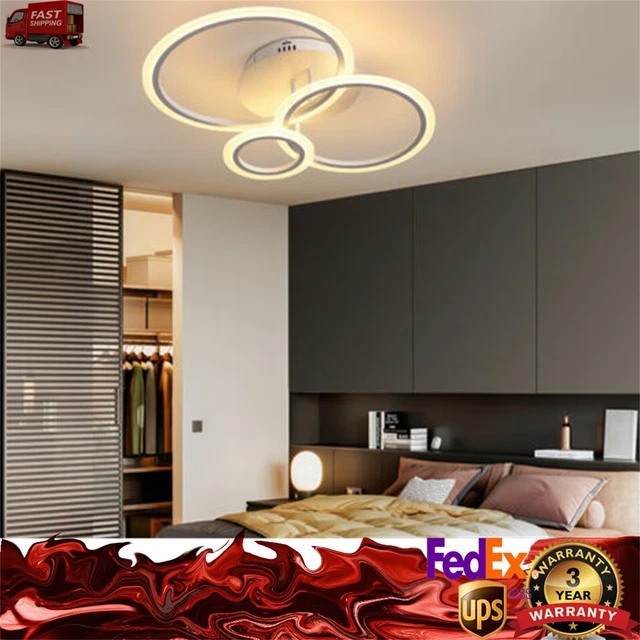 Modern LED Acrylic Ceiling Light Pendant Light Chandelier Bedroom Creative Lamp