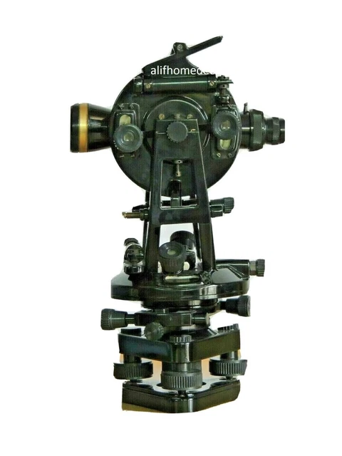 Vernier Rilievo Alluminio Nero Teodolite Transito 20 Secondi Per Traversata