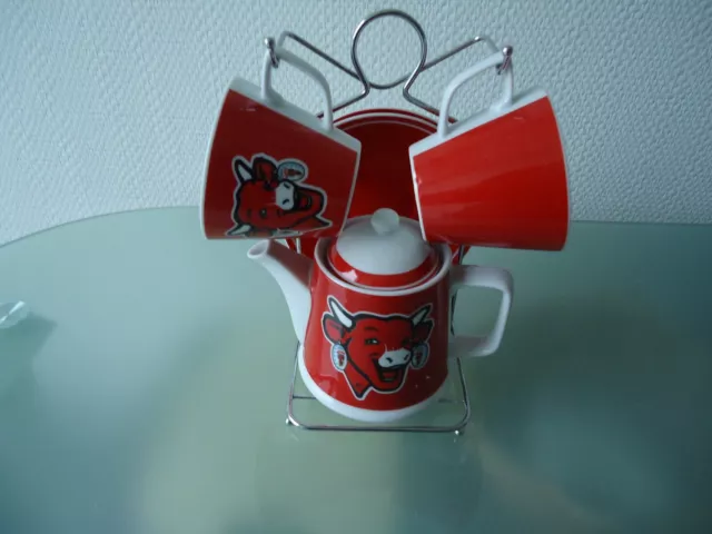 Theiere Tasses Soucoupes Vache Qui Rit Bel