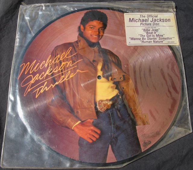 MICHAEL JACKSON THRILLER Album Disque 33t 12" LP Vinyl PICTURE DISC USA