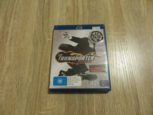 The Transporter Collection; 2 Movies - Region B Blu-Ray | Free Postage