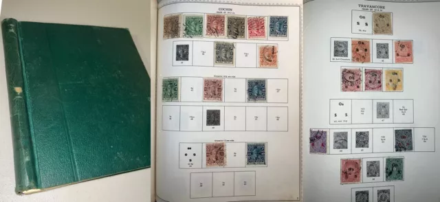 [001] Green Stamp Album Various Worldwide Countries (Indian) 350+