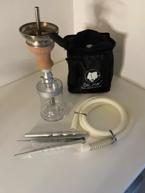 Shisha Dilaw Mini Shisha to GO Schlauch Kopf Wasserpfeife