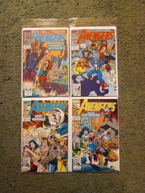 Marvel Comics "The Avengers" Lot Of 4 Copper Age VF/NM GREAT CONDITION!