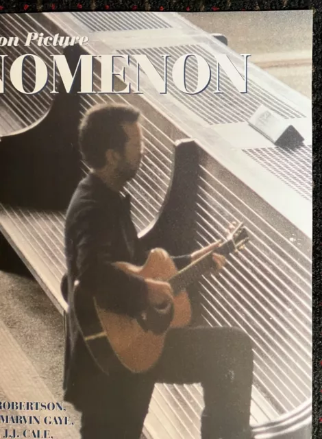 ERIC CLAPTON Phenomenon 24x36 record store promo poster Movie SOUNDTRACK 1996 3