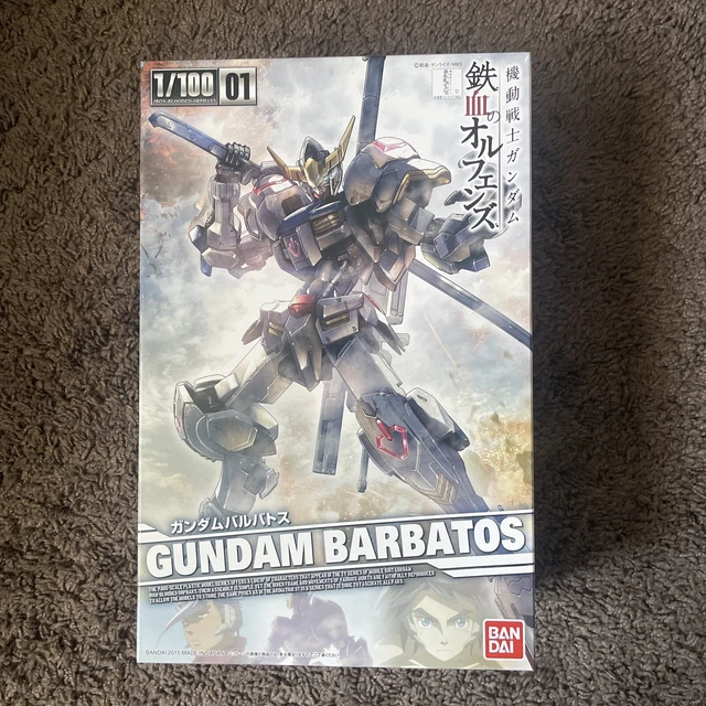 BANDAI 1/100 IRON-BLOODED Orphans 01 GUNDAM BARBATOS Gunpla Model Kit ...
