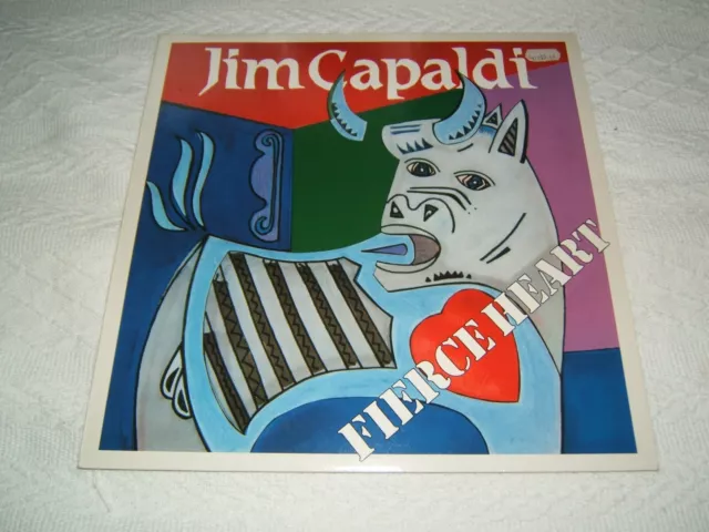 Jim Capaldi : Fierce Heart   1983 Lp With Steve Winwood Etc.