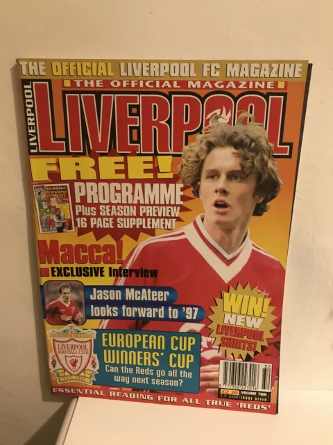 The Official LIVERPOOL FC Magazine VOLUME TWO / ISSUE SEVEN / 1996