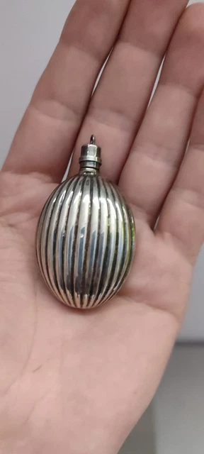 Flaconcino Boccetta Porta Profumo In Argento 800
