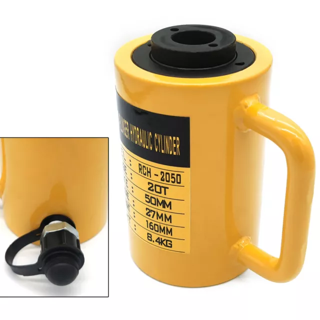 Cilindro cavo 20T cilindro pistone cavo cilindro idraulico jack rettilineo Ø28 mm