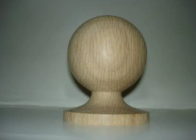 WOOD FINIAL UNFINISHED FOR  NEWEL POST FINIAL OR CAP  Finial #59