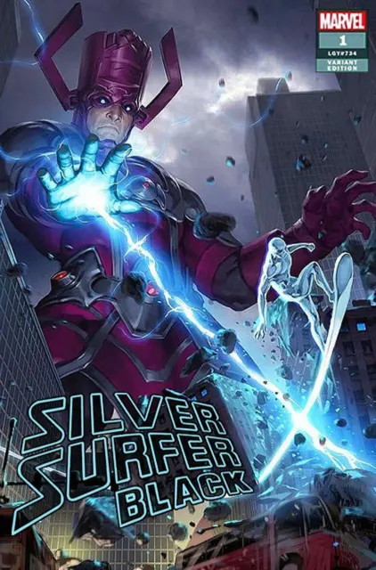 SILVER SURFER BLACK #1 JUNGGEUN YOON TRADE VARIANT - NM or Better