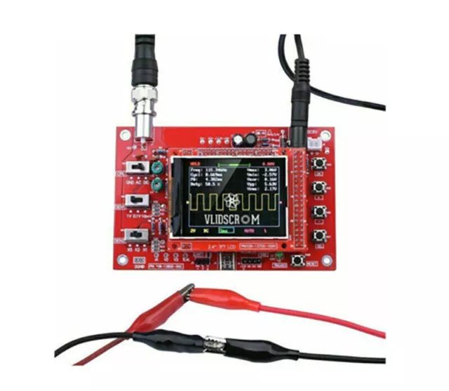 Fully Welded Assembled DSO138 2.4" TFT Digital Oscilloscope (1Msps) + Probe B1