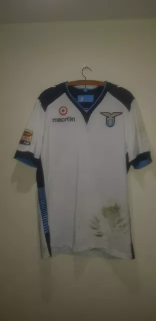 Lazio Official Vintage Match Worn Shirt Maglia Calcio Marchetti