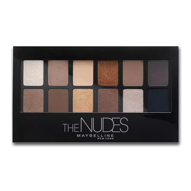 Maybelline the Nudes Eyeshadow Palette Makeup, 12 Pigmented Matte & Shimmer Shad