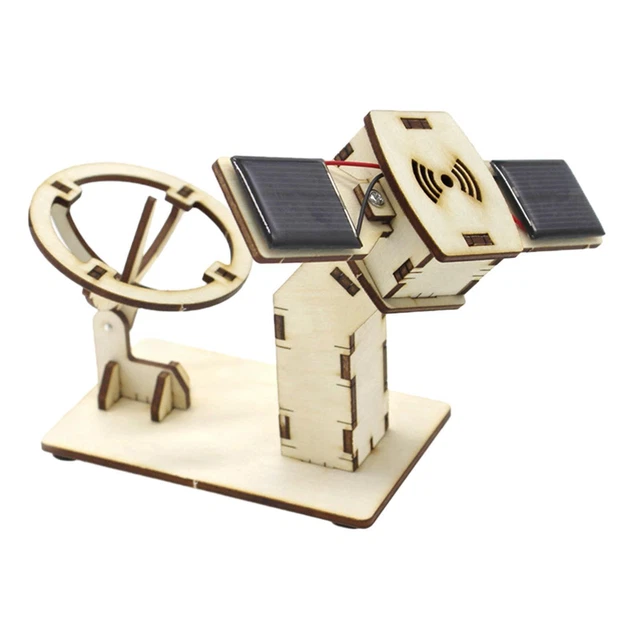 DIY Solar Auto Bausatz Für Kinder - RC Lernspielzeug Aus Holz Mit Fernbedienung