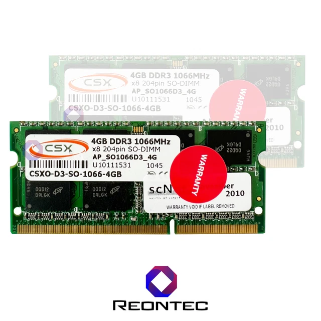 RAM DDR3 Pour PC Portable 16 Go (2x8 Go) 1333 MHz - Kit Neuf Kingston Compatible - Garantie à Vie