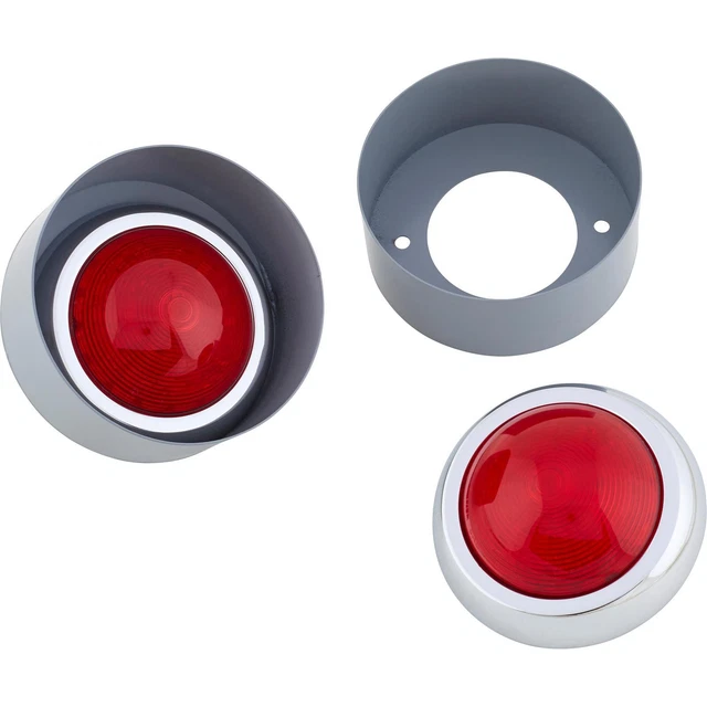 1950 Pontiac LED Taillight Kit w/ Frenching Buckets