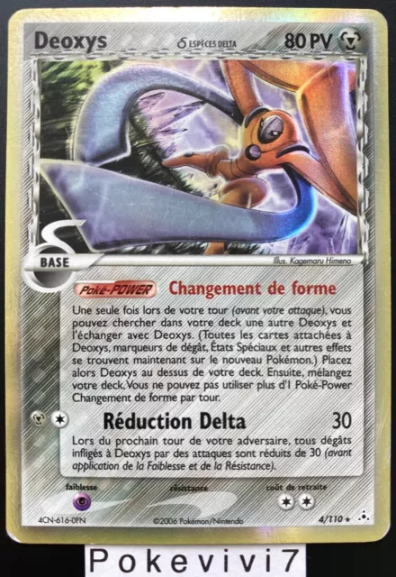 Carte Pokemon DEOXYS 4/110 Holo Bloc EX Fantômes Holon FR