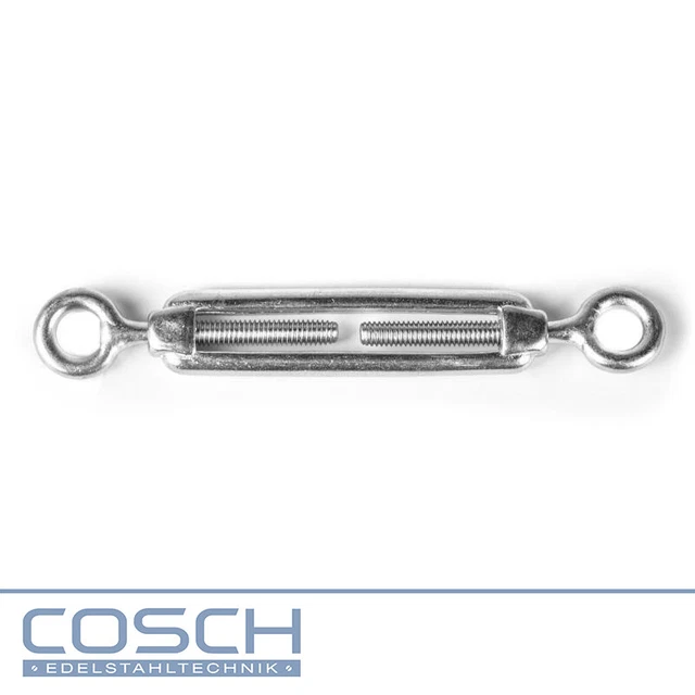 Dispositif de Serrage Inox V4A Drahtseilstärke Ø 4,0 MM Avec Deux Oeillets