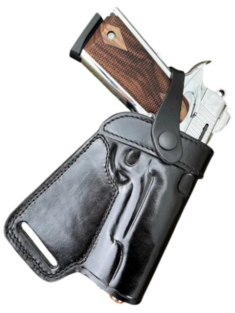 thumbnail image 2 of KINGDOM HOLSTER K039 Yaqui Slide Leather Belt Holster – Right Hand – Fits Colt 1911 Pistol 2 of 4
