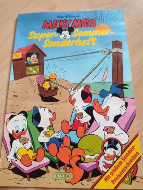 Micky Maus Comicbeilage aus Heft Nr. 32 von 1986 aus dem Ehapa-Verlag! TOP❗