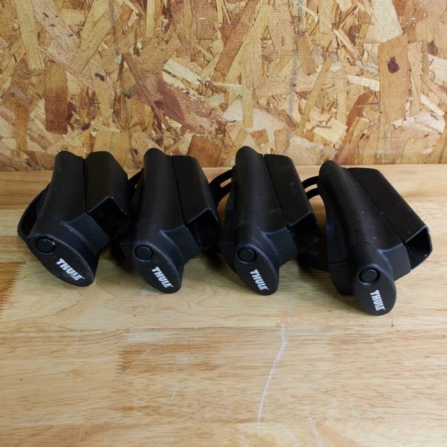 Set of 4 THULE CrossRoad 450 Squarebar type Towers for Cars with Side Rails