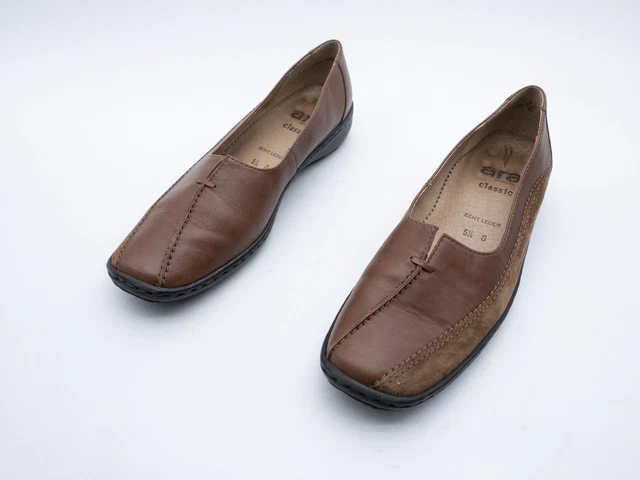 Mocassins Paraboot Orsay Femmes - Cuir lisse marron 38,5FR / 5,5UK - Chaussures