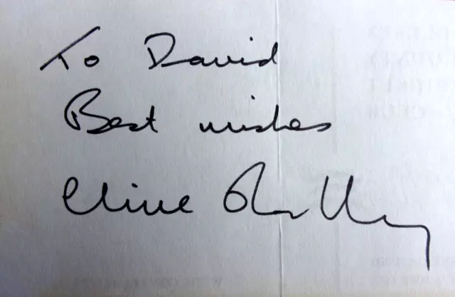 1970's Signed Cricket Autograph - Clive Radley of Middlesex, Auckland & England