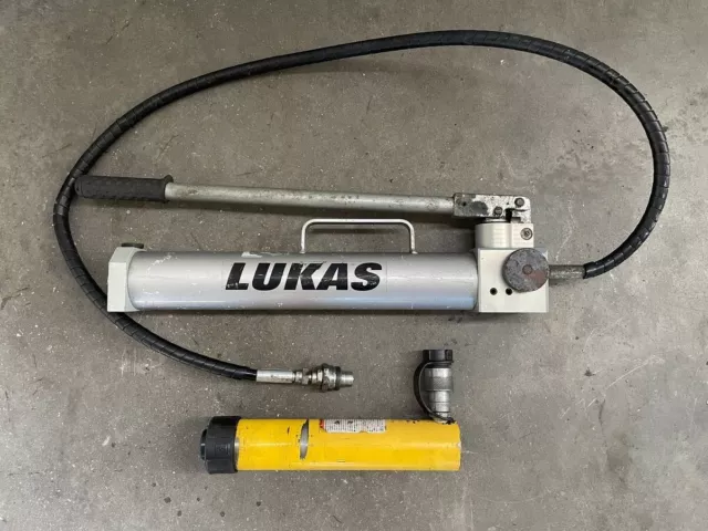 Lukas Hydraulik Handpumpe LH2 70MPA Hydraulikzylinder 150kN Hebesatz