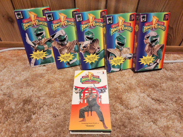 Complete Mini Ranger MIGHTY MORPHIN POWER Rangers VHS Green Ranger Mini Series COMPLETE SET ...