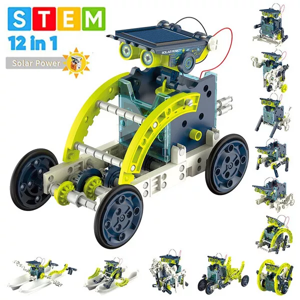 Stem Toys 13 en 1, juguetes educativos creativos, Robot de juguete con energía S