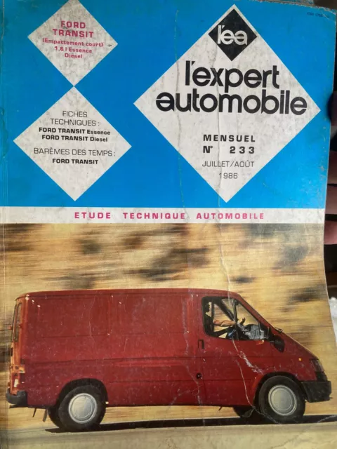 REVUE TECHNIQUE   FORD TRANSIT (EMPATTEMENT COURT) 1.6 L ESSENCE et 2.5 L DIESEL