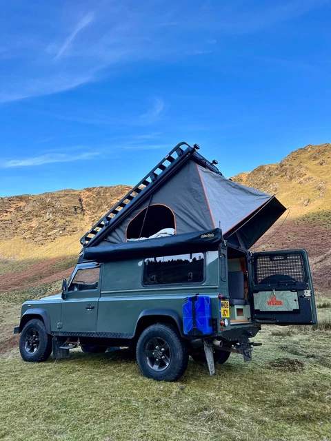 LAND ROVER DEFENDER 110 4x4 Expedition Overland Camper with Alu-Cab £ ...