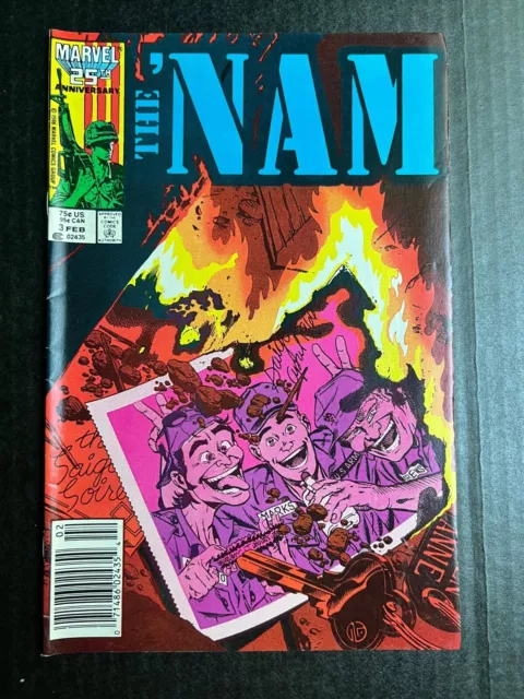 THE NAM #3 February 1987 Marvel Comics Vietnam War