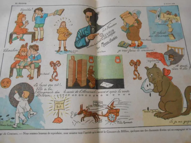 Concours du Million Jeux charmants dessins  Print 1928