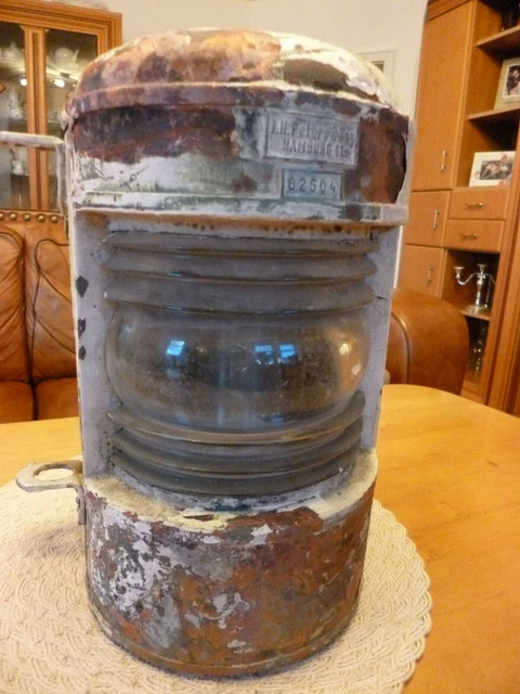 J.H.Peters&Bey,Hamburg,Originale ca.4,7kg Schiffs-Positionslampe