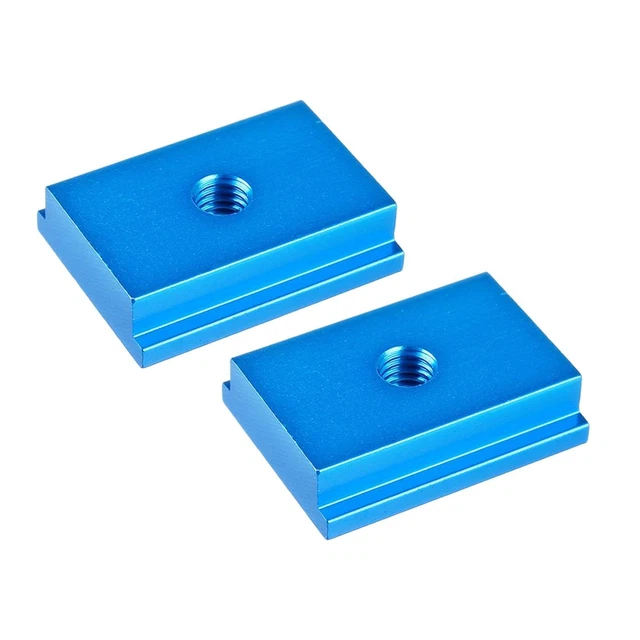 2x track Slider Tracks Model for Work Holding Slot Fastener Fixturing