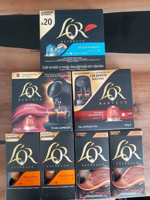 100 capsules café L'OR Compatible NESPRESSO