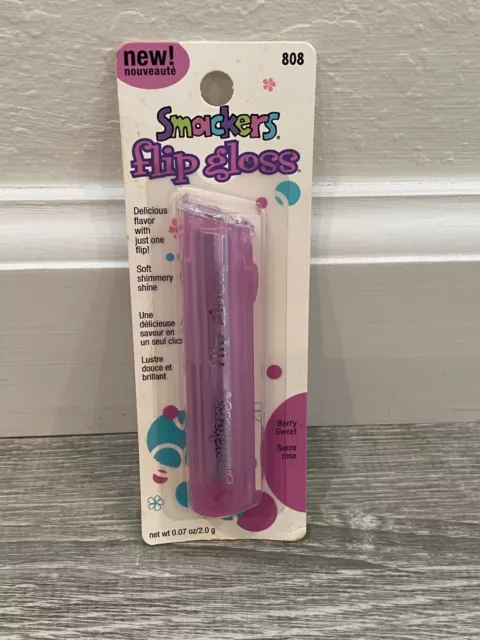 Smackers Bonne Bell NEW Vintage Flip Gloss Lip Purple RARE Berry Sweet