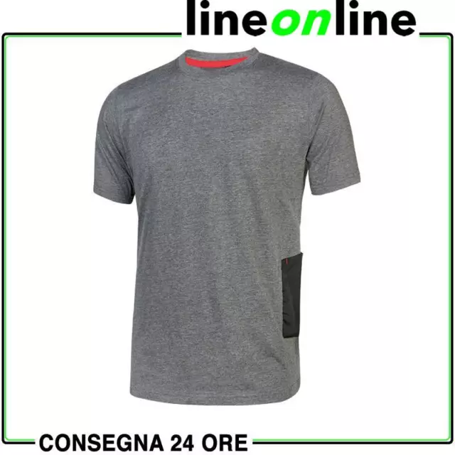 T-shirt da lavoro U Power Road slim-fit in tessuto jersey elasticizzato leggero 2