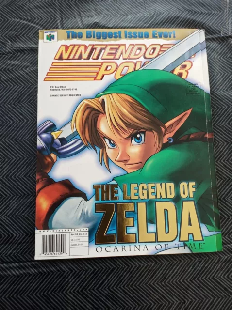 Nintendo Power Vol 114 Zelda Ocarina Time Magazine w/ Poster No