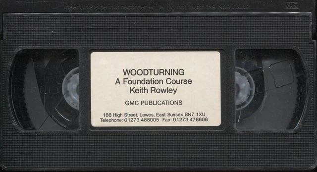 Woodturning - Ein Grundkurs VHS Videokassette