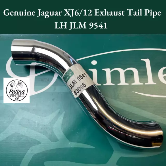 Genuine New Old Stock Jaguar XJ6/12 Exhaust Tail Pipe LH JLM 9541