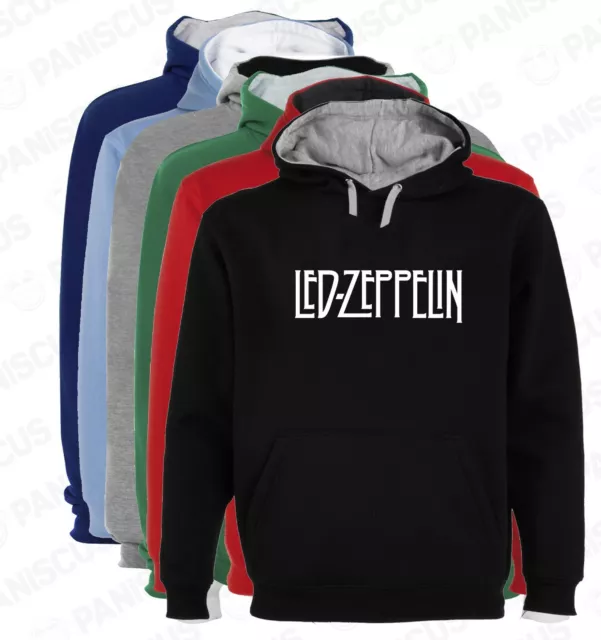 Sudadera Capucha Bicolor Led Zeppelin varias tallas y colores