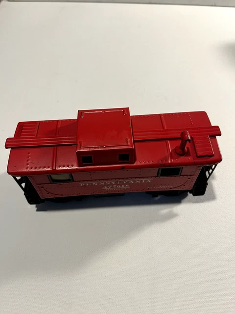 LIONEL PENNSYLVANIA CABOOSE 47768 N5 2457 Black Fiber Boards Post War 1946 RARE