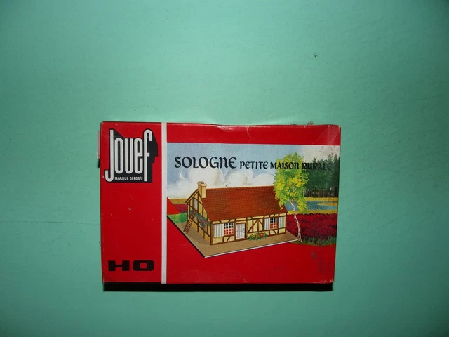 Maquette Jouef à Monter – Maison De Garde-barrière échelle N, Réf 198000, Neuve Sous Emballage